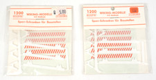 2x Wiking H0 1200 Sperr-Schranken f&uuml;r Baustellen - 1:87 - Unge&ouml;ffnet - ZY5513