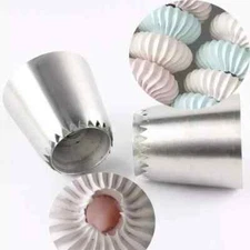 Sultan Tube Russian Pastry Tip 3 Pcs Icing Piping Stainless Steel Large Nozzles
