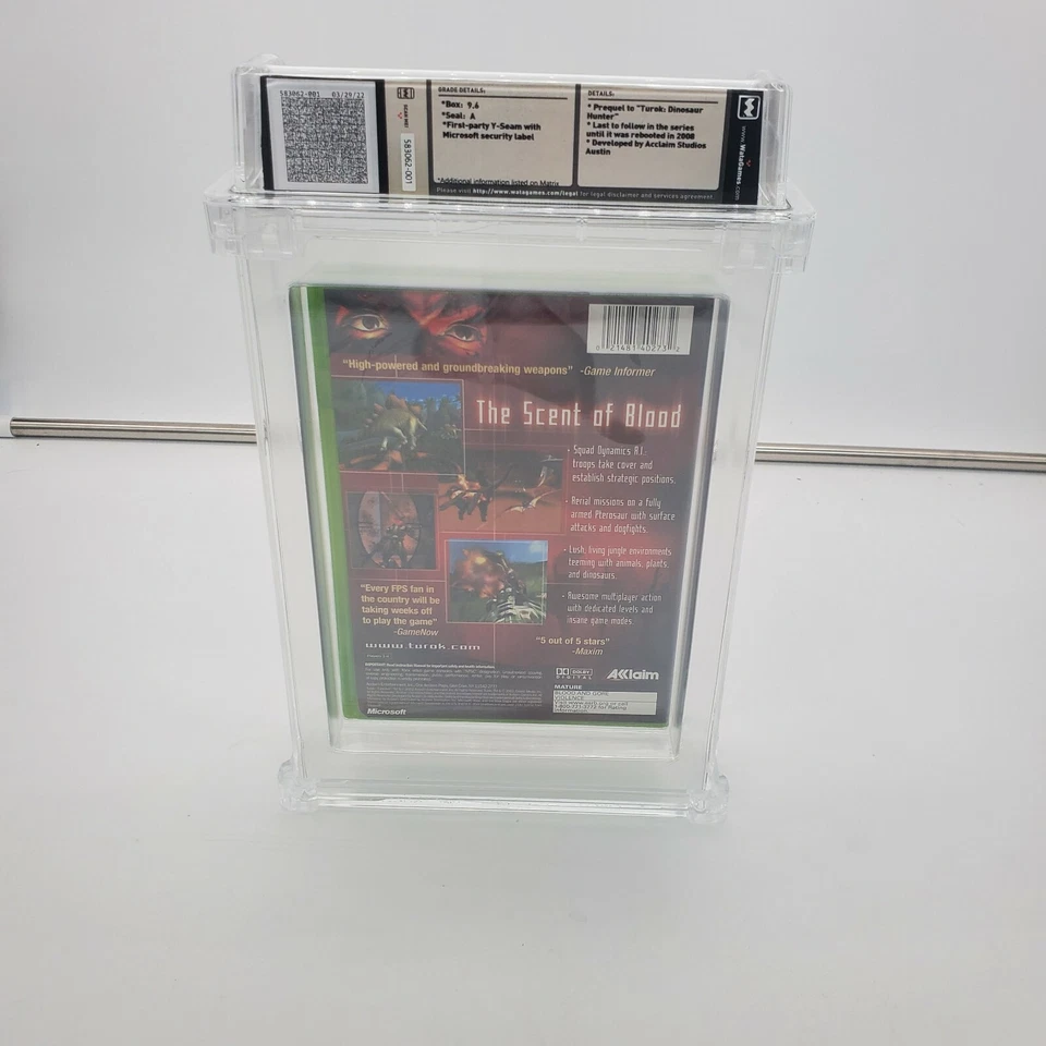 2002 Turok: Evolution (XBOX) Factory Sealed Wata Graded A 9.6 Free Fast Shipping - Image 4 of 4