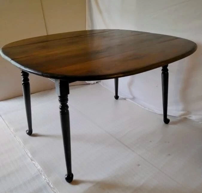 Винтажный удлинительный обеденный стол Heywood Wakefield Double Drop Leaf - Изображение 4 из 4