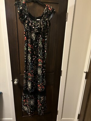 alice and olivia black maxi dress Doreen Maxi Dress