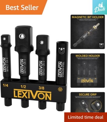 Socket Adapter Magnetic Bit Holder Set | Heavy Duty | Durability | Save ...