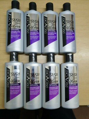 4 x Pro-Voke Touch Of Silver Shampoo 200 ml & 4 x Conditioner 200 ml NUR 19,99 £