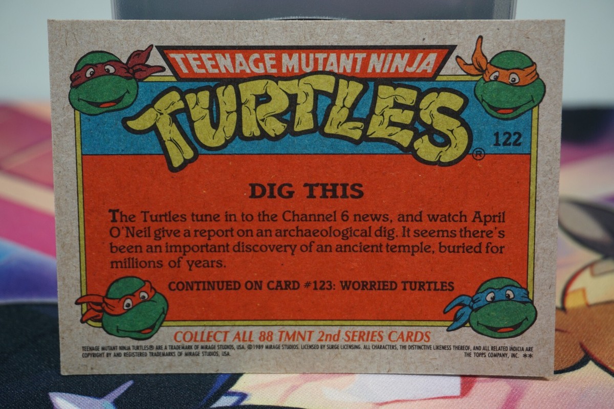 タレントカード RT-89172 1989-1990 Topps Teenage Mutant Ninja Turtles TMNT Trading Card
