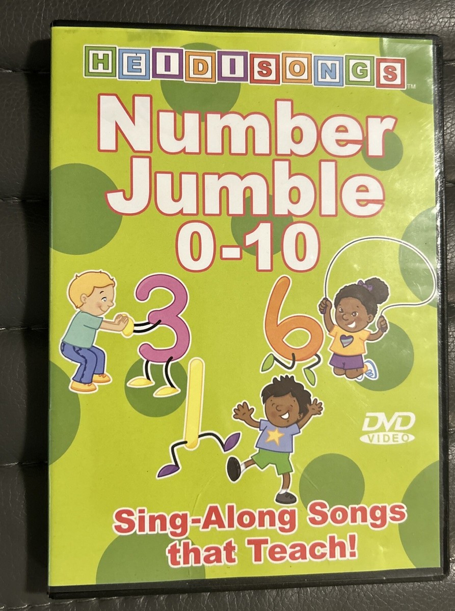 Heidi Songs Number Jumble 0-10 Sing-Along Songs DVD Preowned