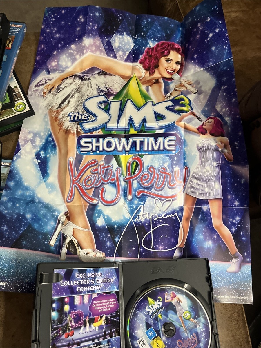 The Sims 3 Showtime Katy Perry PC Mac Collectors Edition Show Time