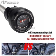 Oil Dipstick With Temperature Gauge For Harley Davidson Softail Street Bob FXBB