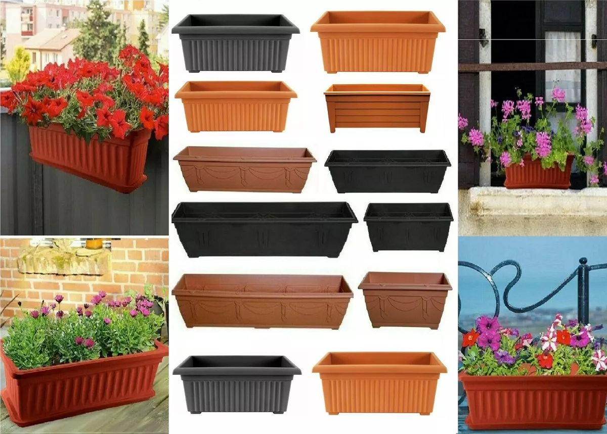 Long plant pot deals