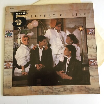 5 Star  LUXURY OF LIFE 33 LP Vinyl Record Album 1985 NFL1-8052 12  Near Mint