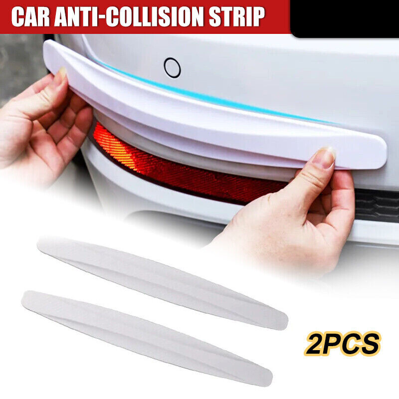 2x Car Anti-collision Corner Bumper Strip Guard Scratch Protector Door Edge Gap