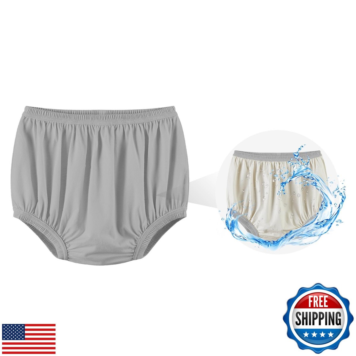 Adult Bedwetting Protection Waterproof Silence Pants (Adult Diaper Cover) –  Black, Plastic Pants For Extra Protection Waterproof Silence Pants - Adult  Diaper Cover - Black Pink, image size:1200x1200