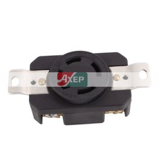 NEMA L19-30A 4 Socket 3 Phase Power Locking Receptacle Generator Outlet⊕IK