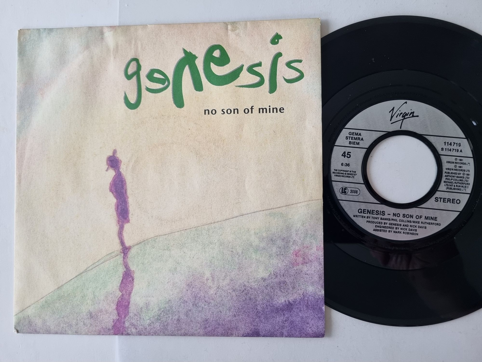 Genesis - No Son Of Mine 7'' Vinyl Germany