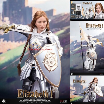 【Elizabeth Farren/ポートレイトミニチュア/ペンダントトップ】 POPTOYS EX027B Queen Elizabeth I Cate Blanchett 1/6 Figure Deluxe