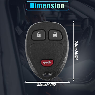 2 Replacement Transponder Keys For 2006-2011 Chevrolet HHR - Blank Key, Needs Cutting & Programming