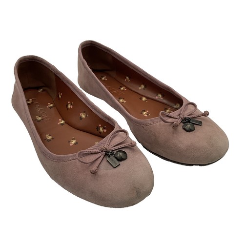 COACH(コーチ) LEILA BALLET SUEDE フラットパンプス