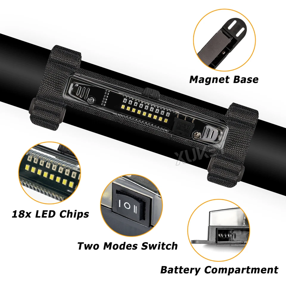 For Can Am Maverick X3 Max R 2017-2022 LED Light Interior Dome Roll Bar Cab Pack Foto 3 de 4