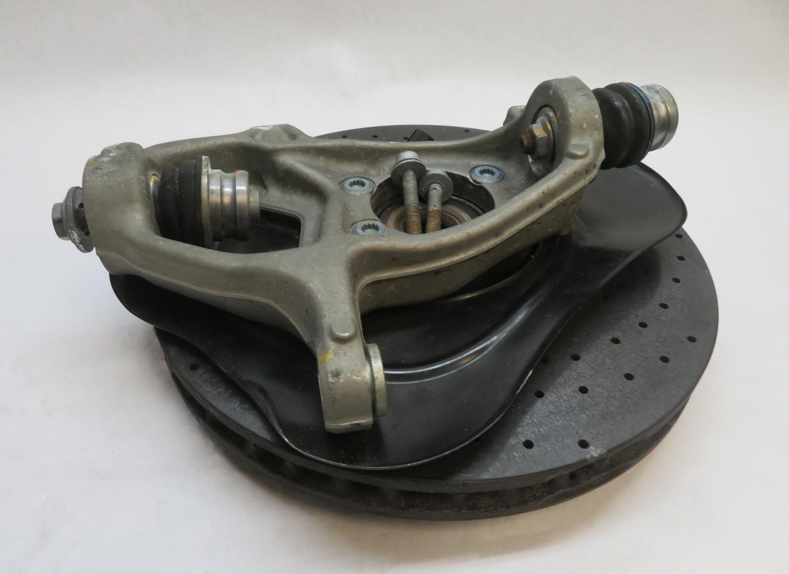 2017 AUDI R8 LEFT FRONT DRIVER SIDE SPINDLE CERAMIC BRAKE DISC OEM 402.615.301.K