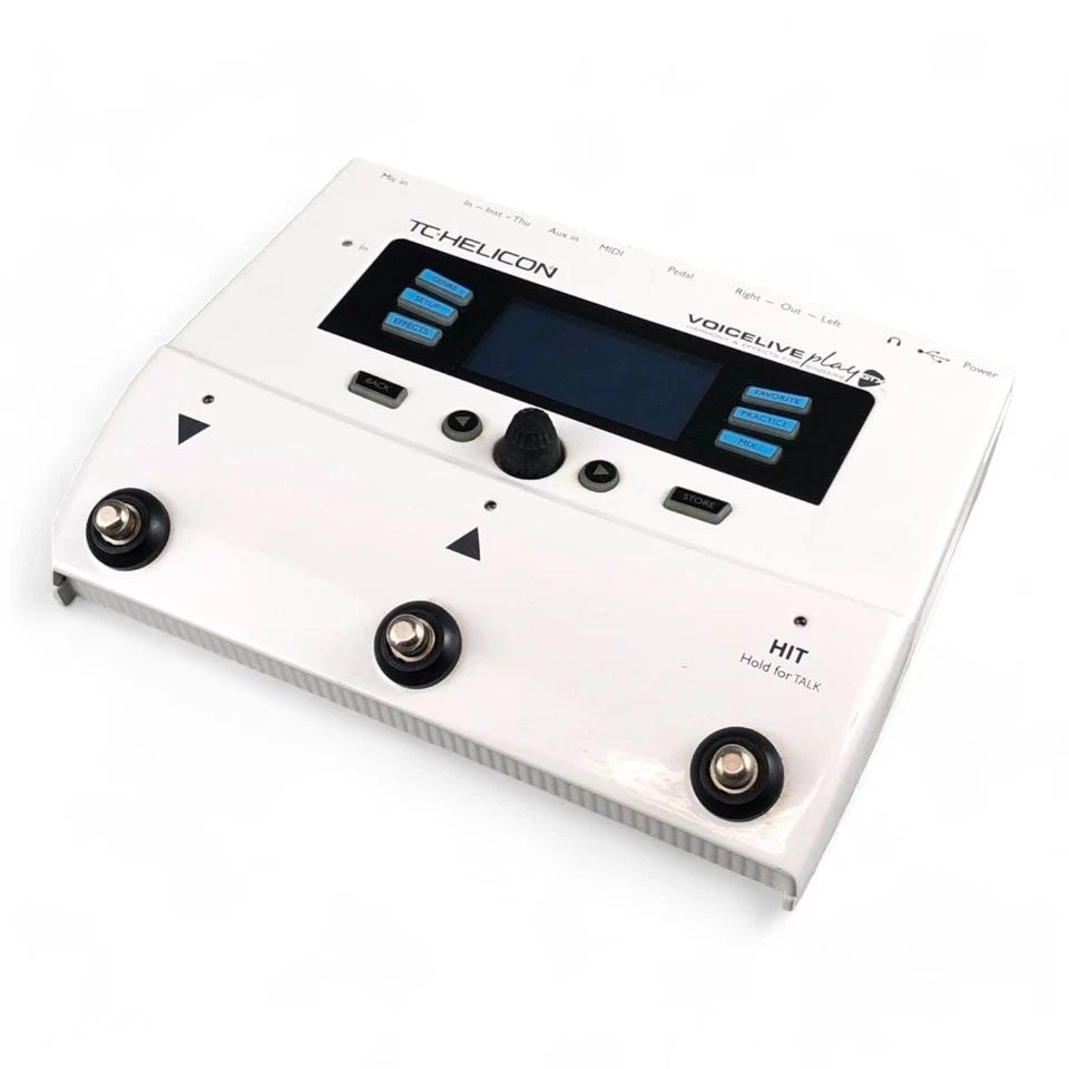 TC-Helicon VoiceLive Play GTX White Vocal Guitar Effect Processor Pedal Effector - Image 2 of 4