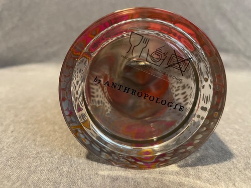 Anthropologie Glass Ritual Floral Tea Infuser Tumbler Mug Cup - Picture 3 of 6