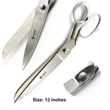12  TAILORING SCISSORS STAINLESS STEEL DRESSMAKING SHEARS FABRIC CRAFT CUTTING
