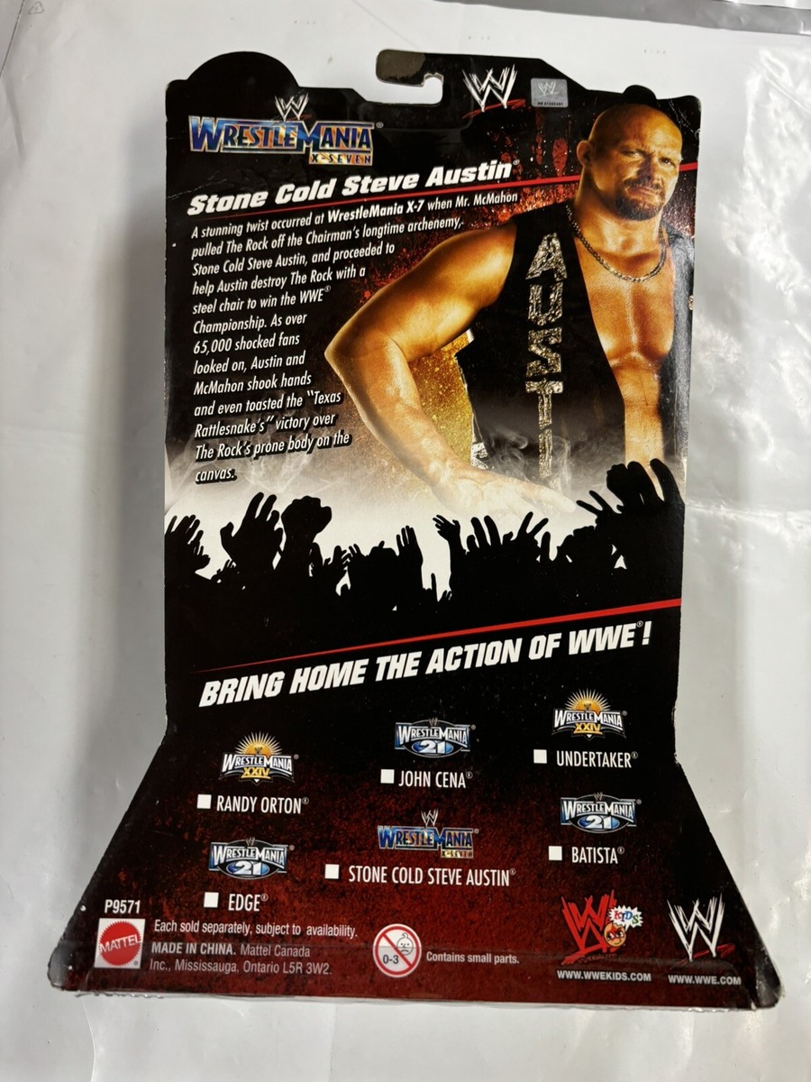 Mattel WWE Stone Cold Steve Austin Wrestlemania Heritage NIP 2010