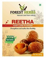 Forest Herbs Poudre de Reetha Bio 100% Naturelle pour la Croissance des...
