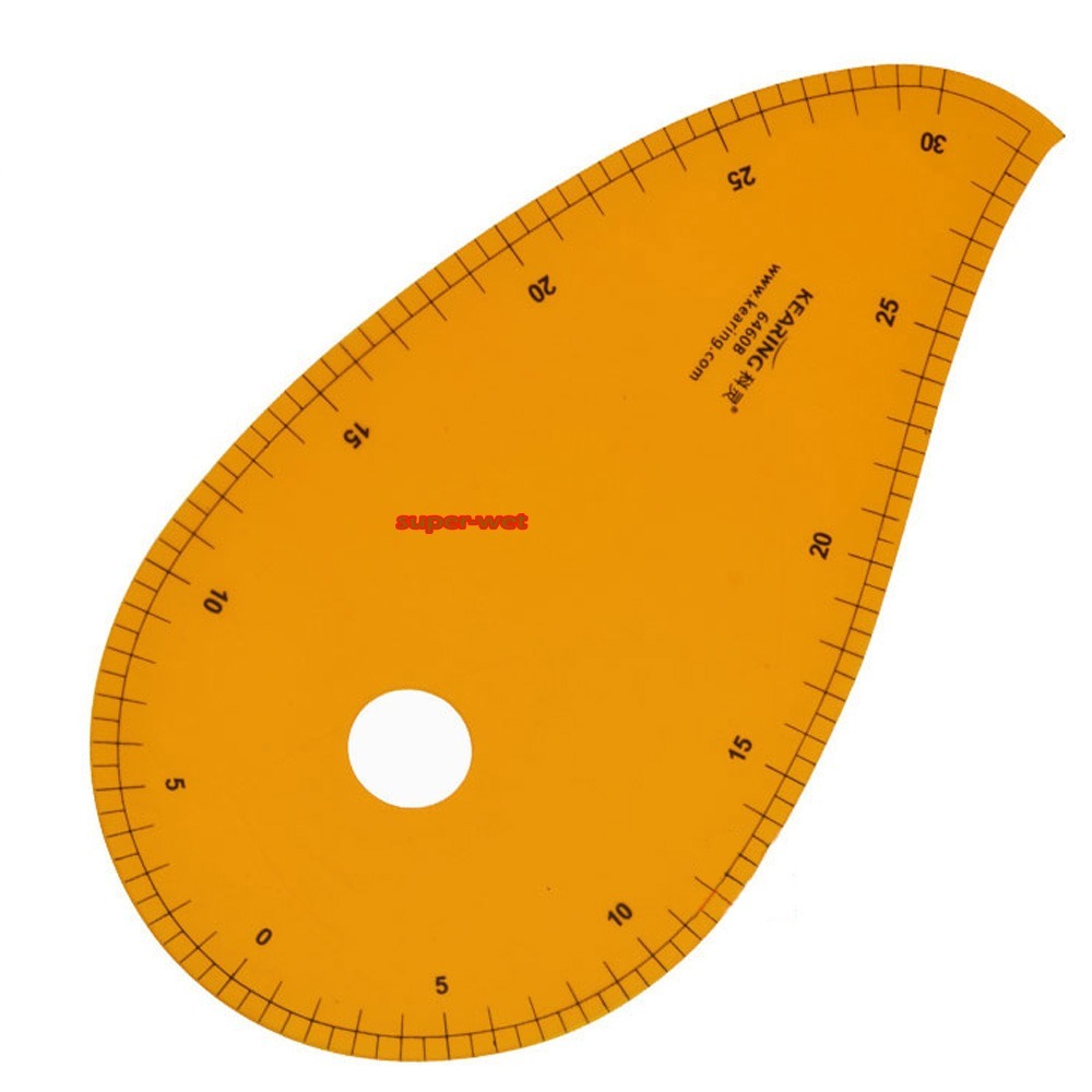 Tailor Pattern Maker Curve Ruler Sewing Drafting Sleeve Collar Designer 30cm New