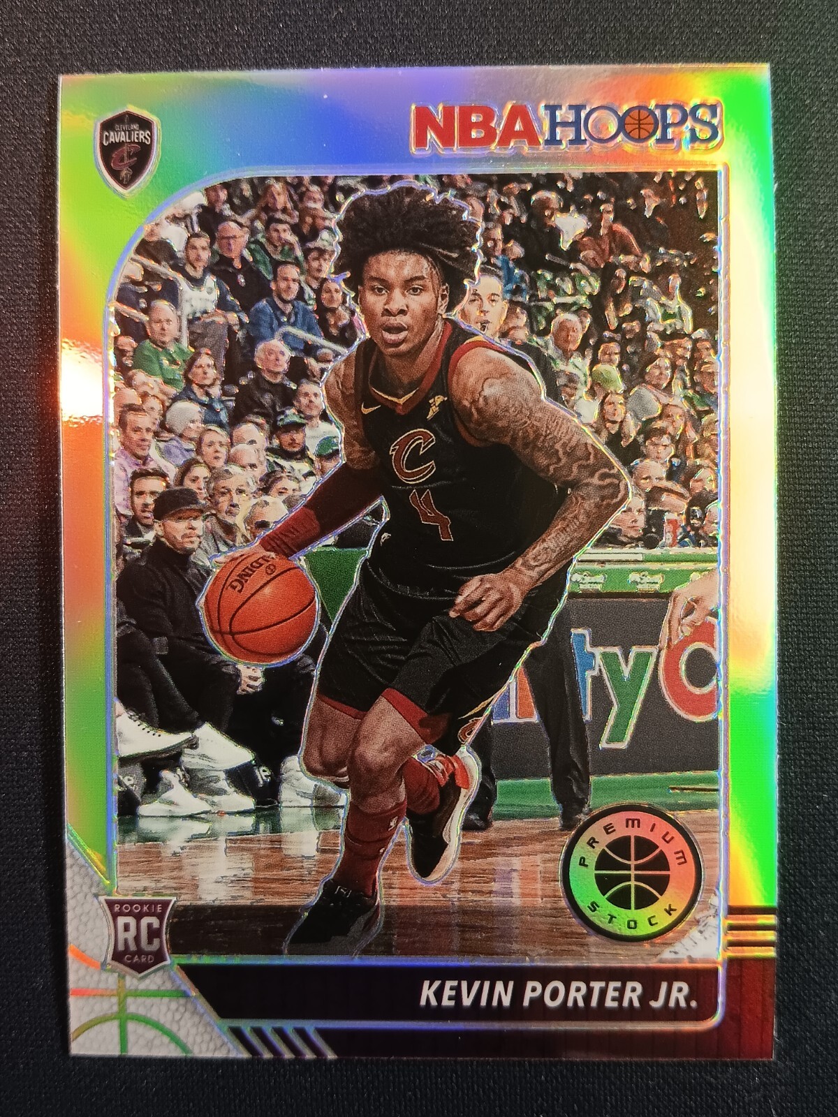 2019-20 Panini Hoops Premium Stock Silver Prizm Kevin Porter Jr. RC #225
