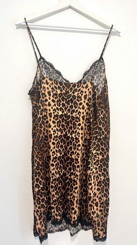 Vestido sin Mangas Agent Provocateur Estampado de Leopardo Babydoll Molly Muestra Talla 16 £445 - Imagen 13 de 20