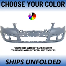 NEW Choose Your Color Painted Front Bumper For 2006-2010 Volkswagen Passat