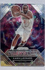 Kawhi Leonard 2020 Panini Prizm Fireworks Fast Break Prizm #26