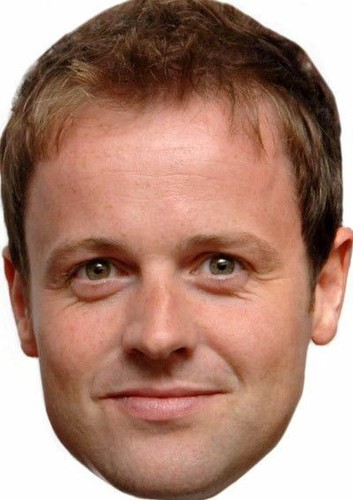 READY CUT Celebrity Face Masks ANT and DEC Fancy Dress Party Cardboard Mask - Picture 5 of 5