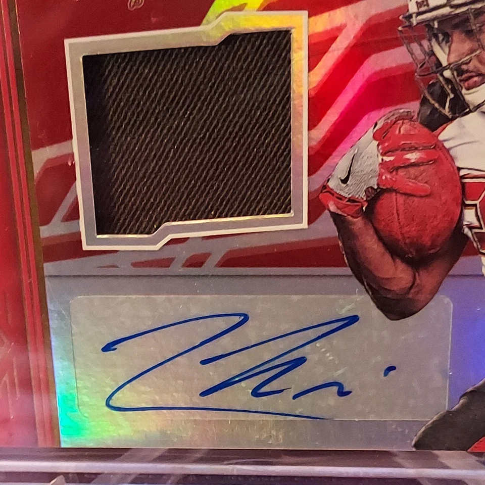 Jeremy McNichols 2017 Phoenix Rookie Jersey Auto Card #RAJ-JM Serial #209/299 - Image 2 of 4