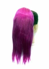 100% Human Hair Drawstring Straight Ponytail Piece Clip in on Hair Extension UK