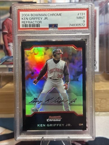 2004 Bowman Chrome Ken Griffey Jr. Refractor PSA 9 #131