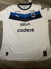 CF Monterrey Rayados Puma Jersey Small White Liga MX 80th Anniversary NWT