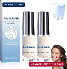 2PCS Tooth Paint, Tooth Polish,Instant White Tooth Paint,Natural Teeth Whitening