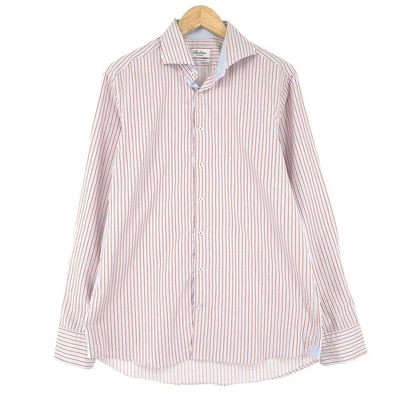 Stenstroms Chemise Classique Slim À Rayures En Coton Business Taille 42 16.5 - Photo 1/4