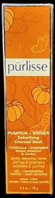 PURLISSE PUMPKIN GINGER DETOXIFYING CHARCOAL MASK FREE SHIPPING USA 