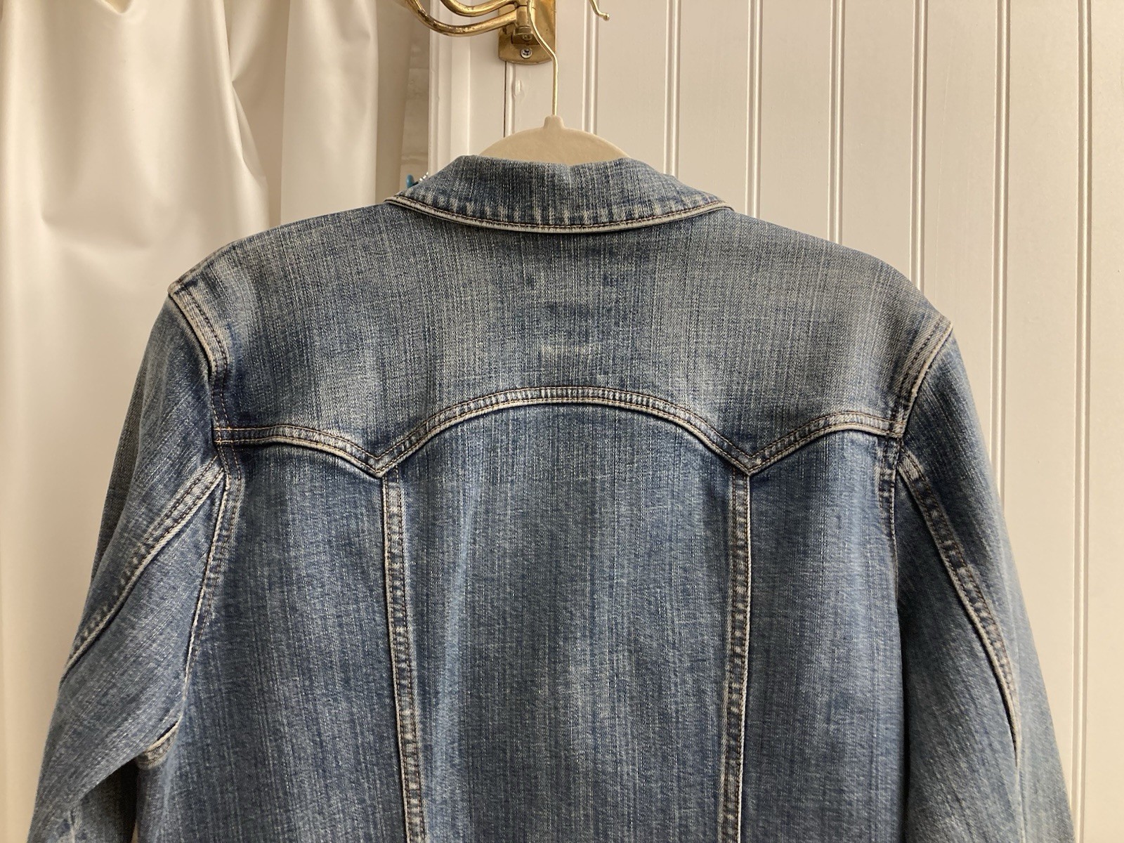 GAP Stretch Classic Basic Denim Jean Jacket Women… - image 5
