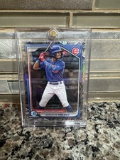 2024 Bowman Draft Chrome Derniche Valdez Sunflower Seeds Snack Pack SSP #BDC-188