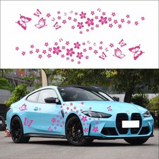 Butterfly Flower Graphic Car Sticker Fun DIY Waterproof Decal for car Door Ho...