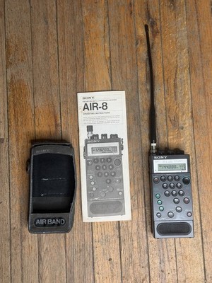 日*4様 SONY AIR BAND ラジオ AIR-8 ジャンク品 Sony Air-8 Handheld Synthesized Receiver 4-Band PSB/AIR/FM/AM