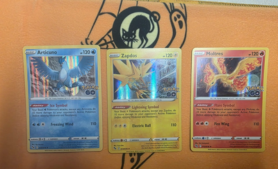 Articuno Zapdos Moltres Pokemon Go Holo Rare Set | eBay