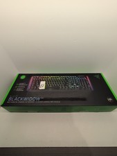 Razer BlackWidow V4 Mechanical Gaming Keyboard Clicky Green Switch Open Box