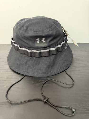 Under Armour Men's UA Iso-Chill ArmourVent Bucket Hat Headwear Cap Grey M/L