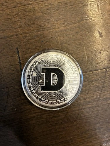 Dogecoin Silver Coin Round 1oz Mint Crypto .999