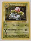 Pokémon Ivysaur 1st Edition Base Set Shadowless 30/102 Uncommon 1999 Card