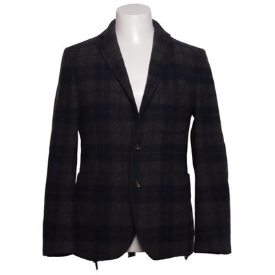 Stile Benetton, Blazer, Größe: 48, Blau/Grau #wcn